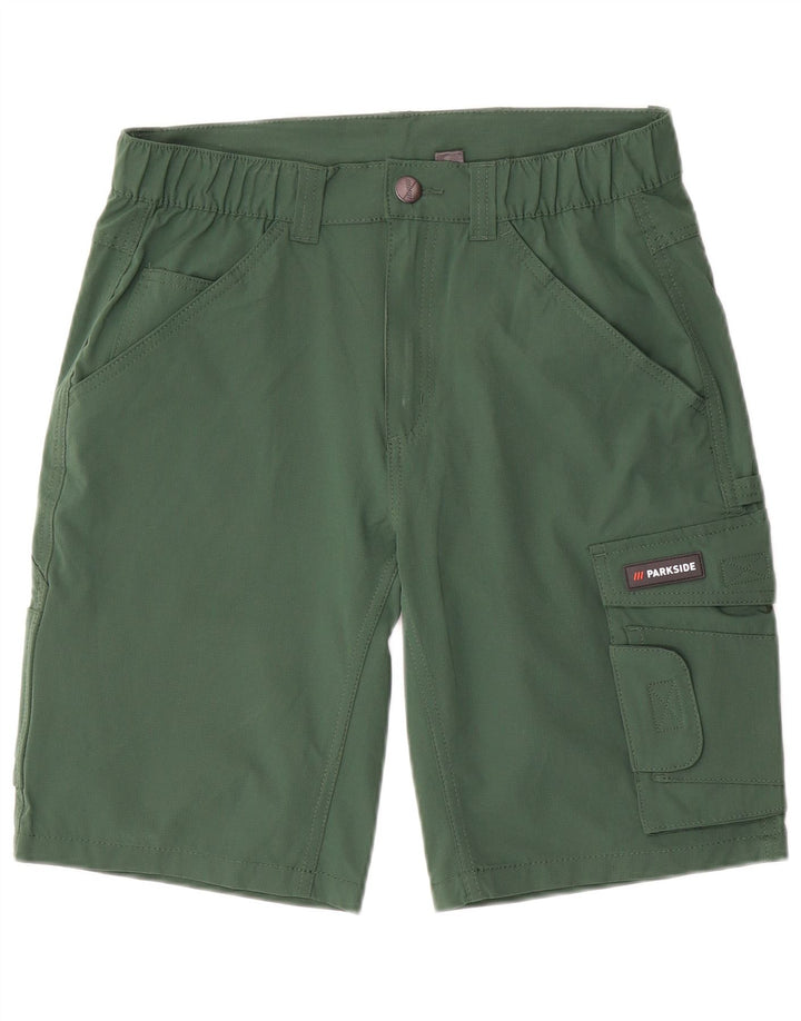 Parkside muške kargo kratke hlače male W29 od zelenog elastina