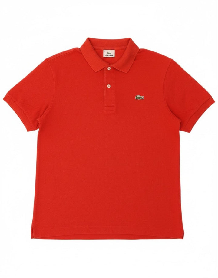 Lacoste muška polo majica veličine 4, srednje crveni pamuk