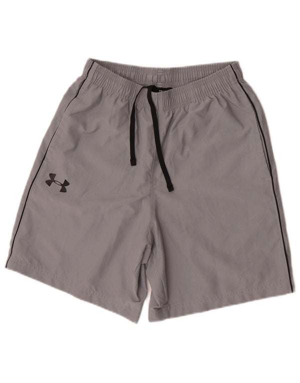 Under Armour male sportske kratke hlače Heat Gear Graphic, sivi poliester
