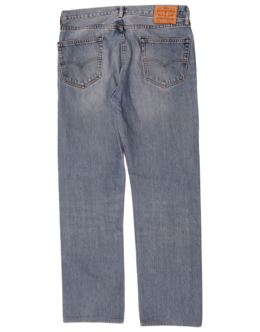 Levi's muške 505 ravne traperice W34 L32 plavi pamuk