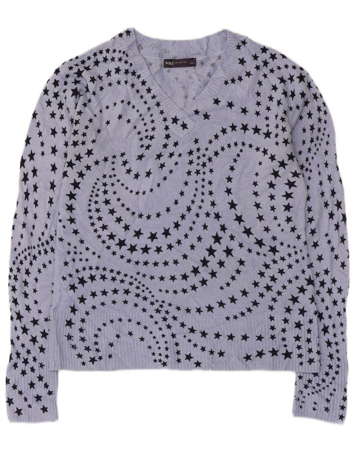 Marks & Spencer ženski džemper s V-izrezom UK 10 Small B