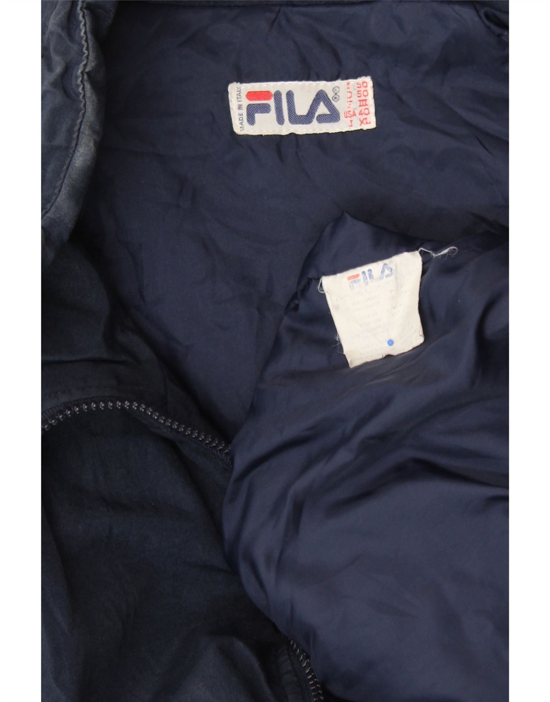 FILA muška podstavljena jakna Magic Line UK 42 XL tamnoplava boja