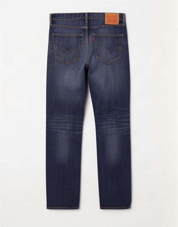 Levi's muške 502 sužene traperice W32 L34 plavi pamuk