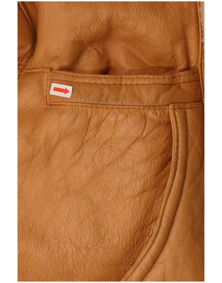 Vintage muška jakna s ovčicama IT 52 XL Smeđe ovčice