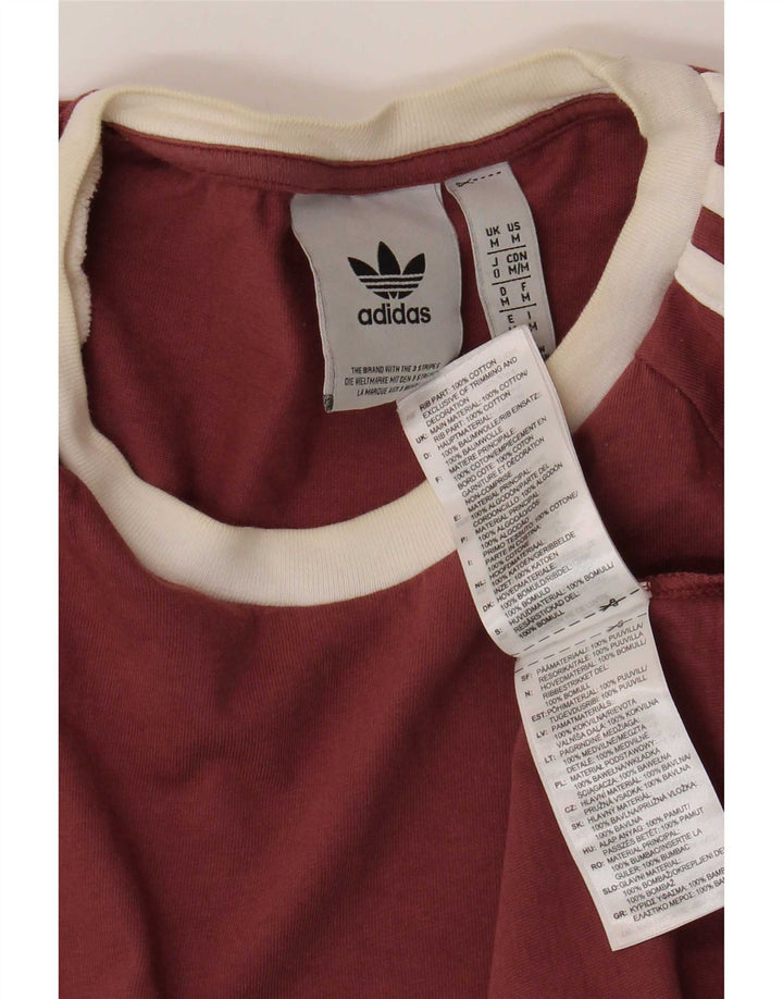 Adidas muška majica kratkih rukava Srednji bordo pamuk
