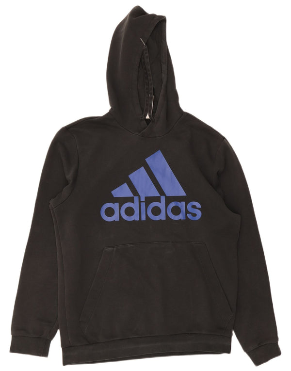 Adidas muška majica s kapuljačom s kapuljačom UJ 42/44, veliki crni pamuk
