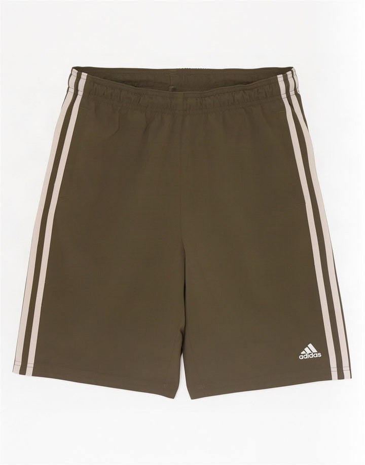 Adidas sportske kratke hlače za dječake 13-14 godina kaki poliester