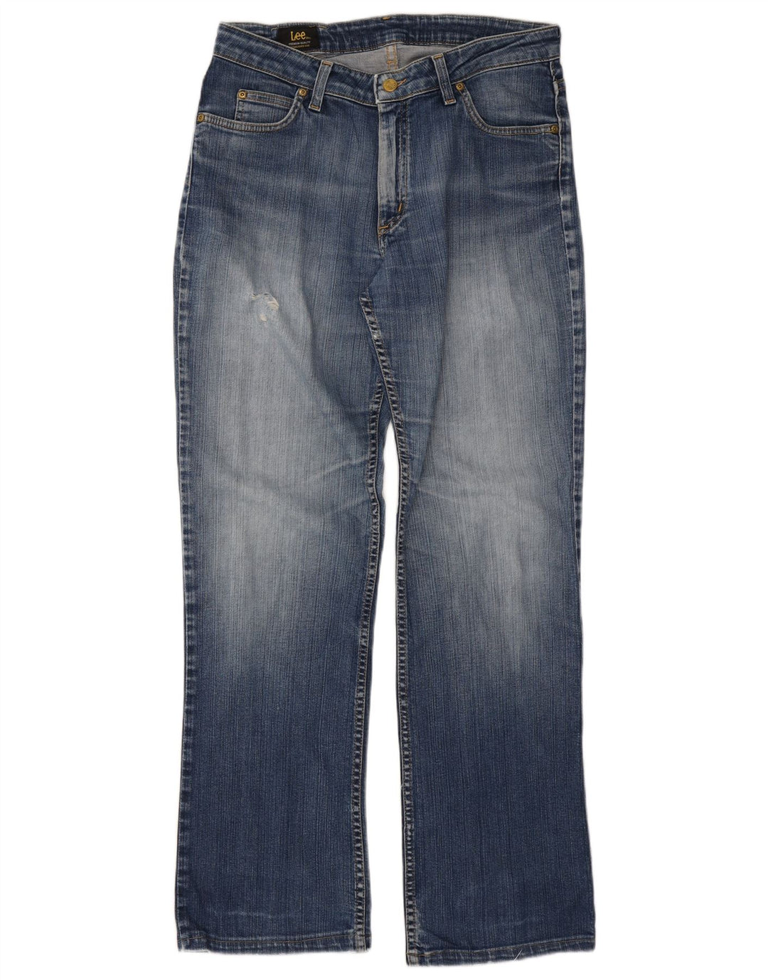 Lee Mens Cameron Bootcut Jeans W33 L33 Plavi pamuk
