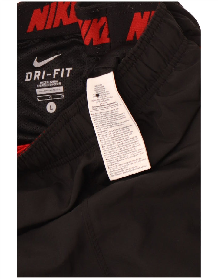 NIKE muške sportske kratke hlače veliki crni poliester u boji