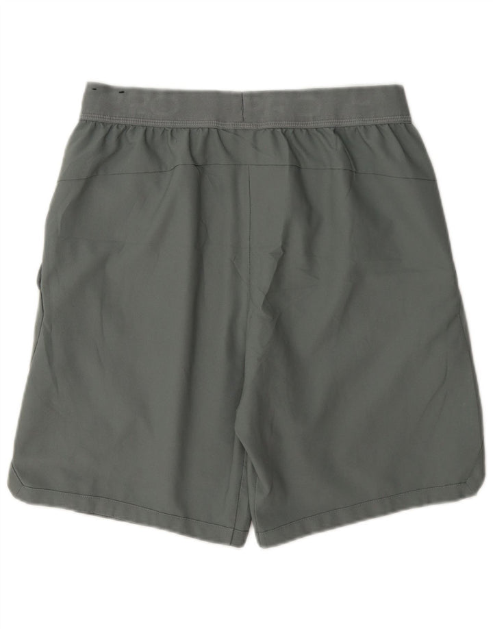 Nike Mens Dri Fit Graphic Standard Sport Shorts Small Grey Poliester