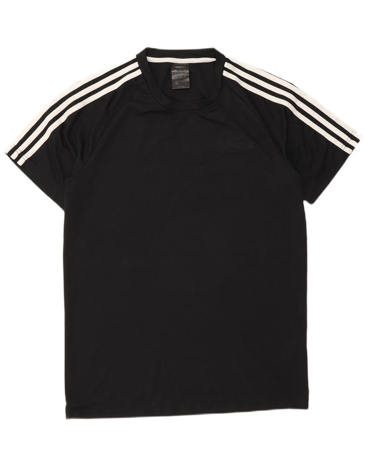 Adidas muška Climalite majica kratkih rukava Srednji crni poliester Sport