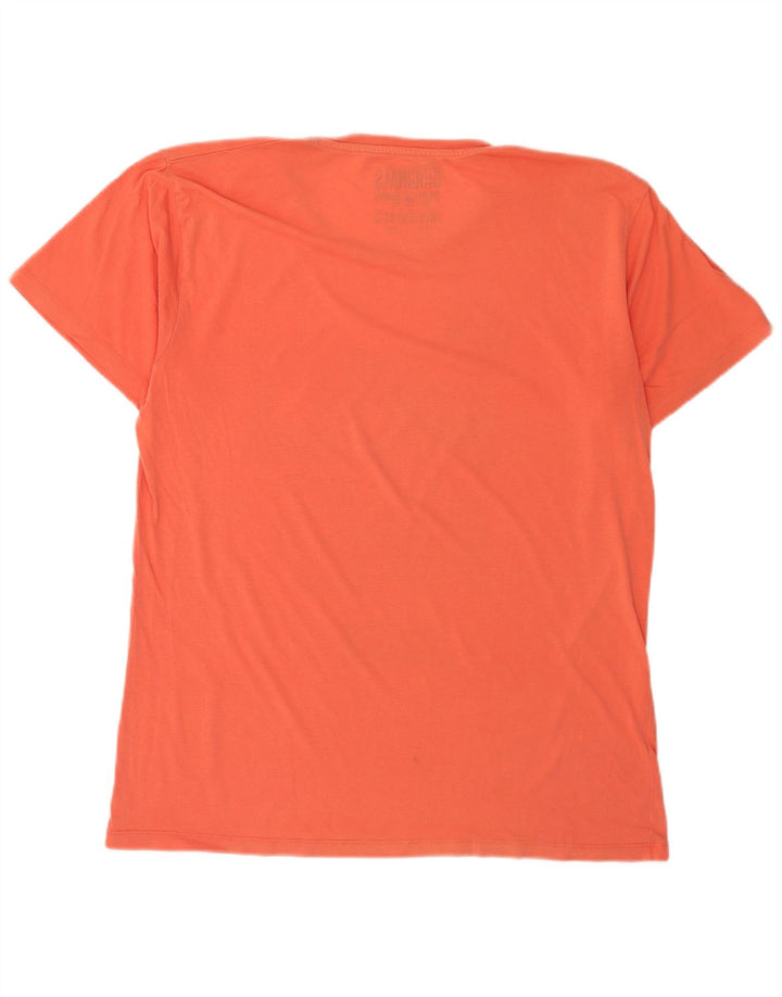 Jack & Jones muška majica kratkih rukava s grafičkim motivima 2XL narančasta
