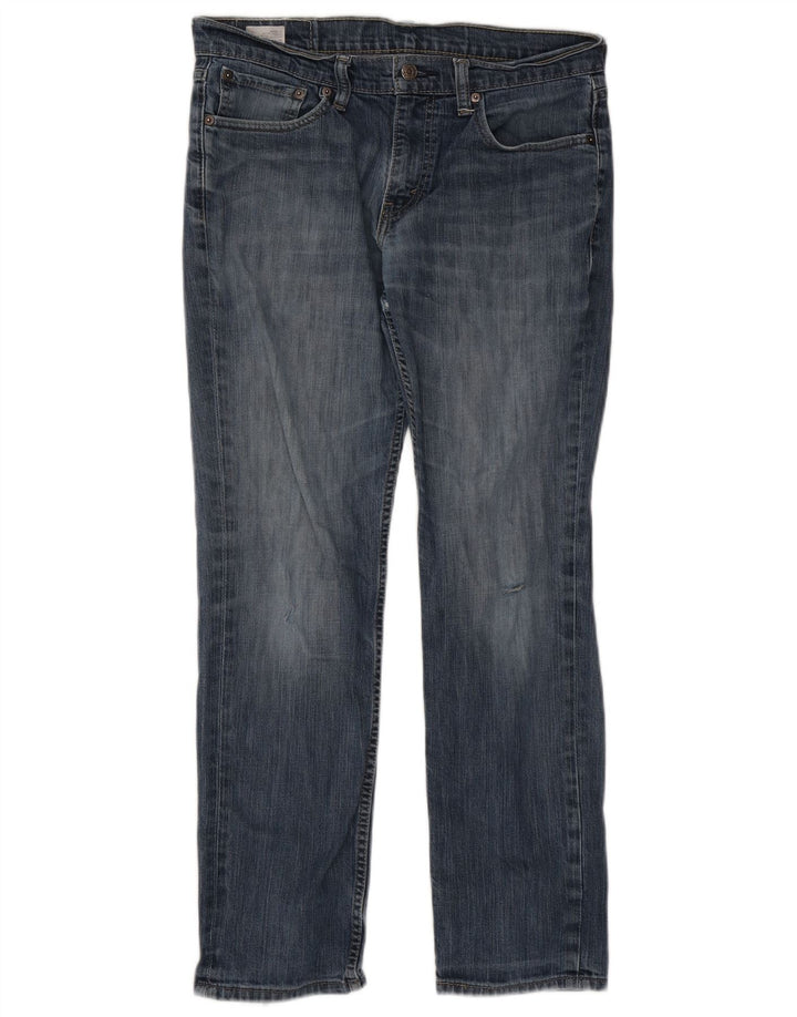Levi's muške ravne traperice W32 L30 plavi pamuk