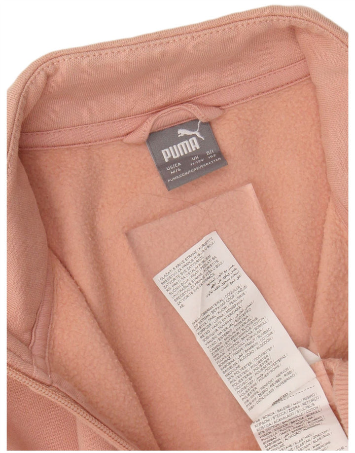 PUMA Girls Graphic Trenirka Gornja jakna 11-12 godina, ružičasti pamuk