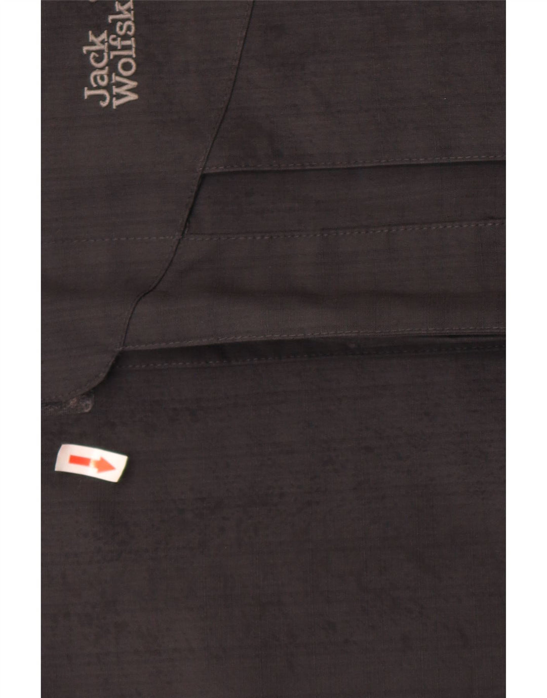 Jack Wolfskin muška kišna jakna UK 40 veliki crni poliester