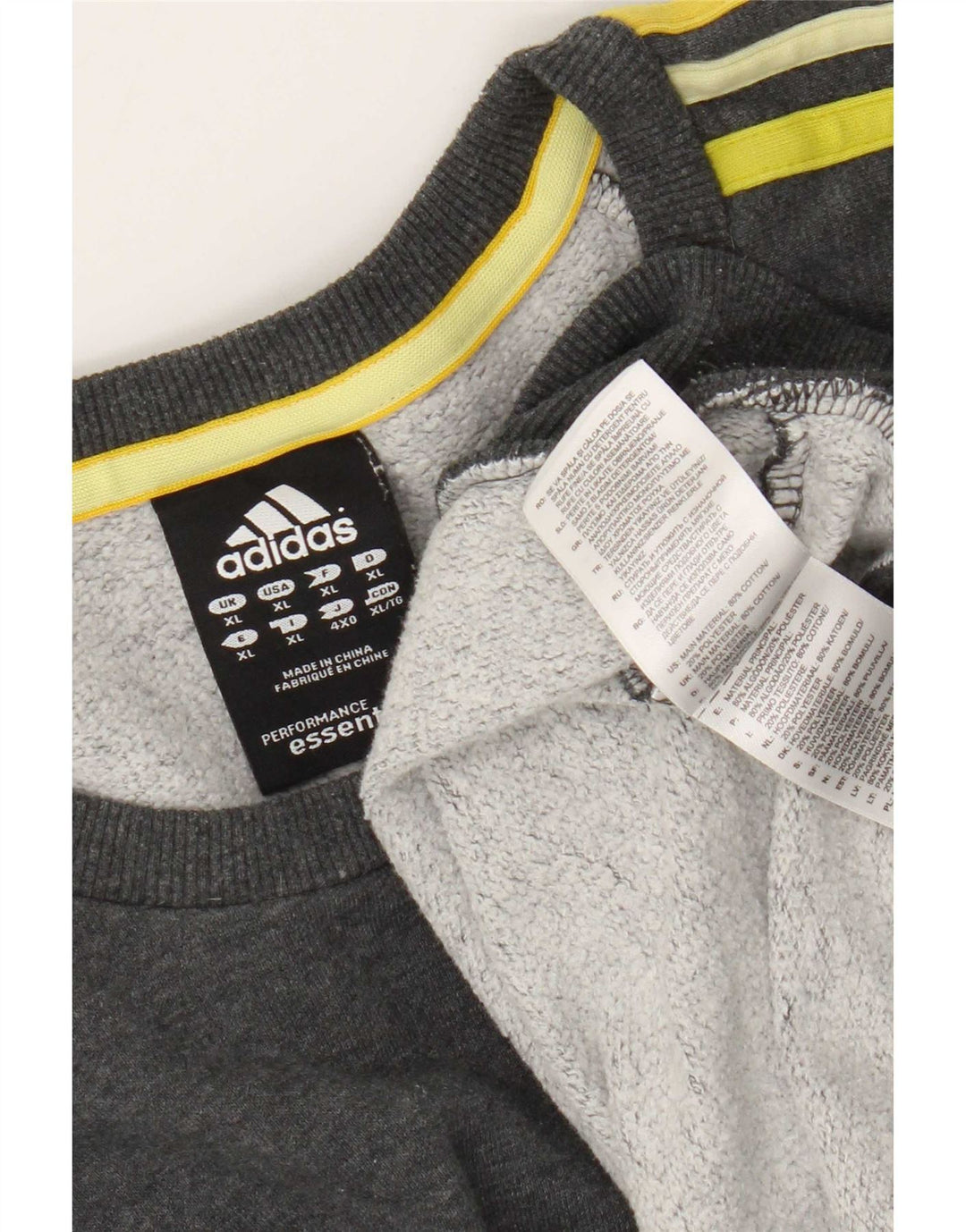 Adidas muška majica XL sivi pamuk