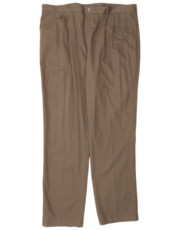 WRANGLER Muške chino hlače s klinovima W42 L34 Klasične sive pamučne hlače