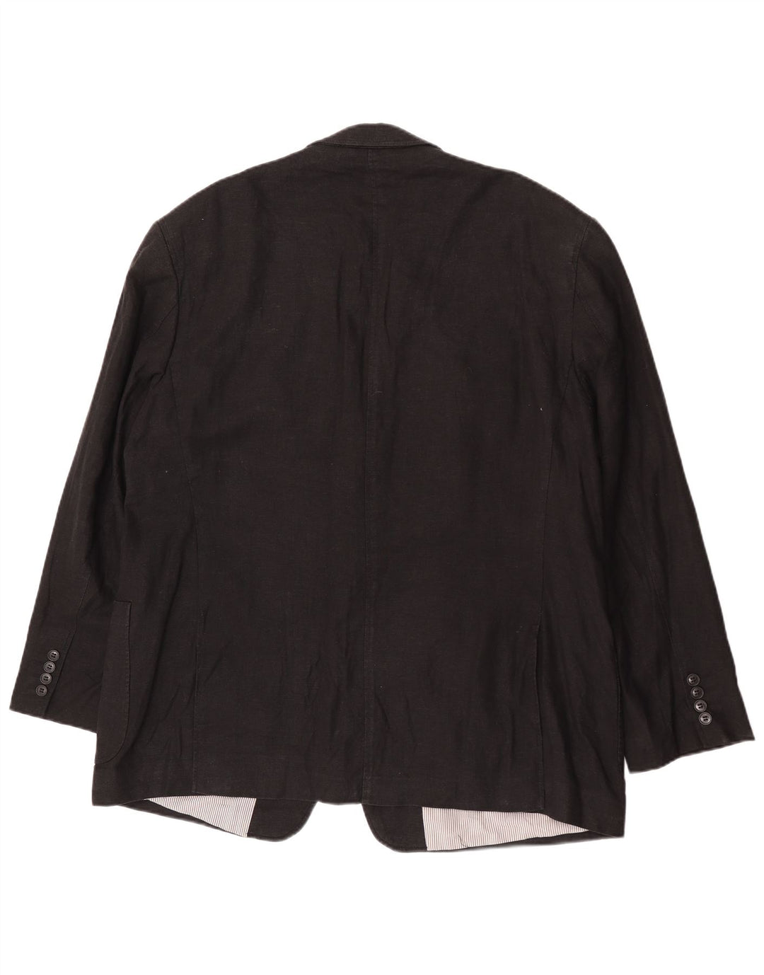 Marks & Spencer muška jakna sa 2 gumba UK 48 2XL Crna lanena