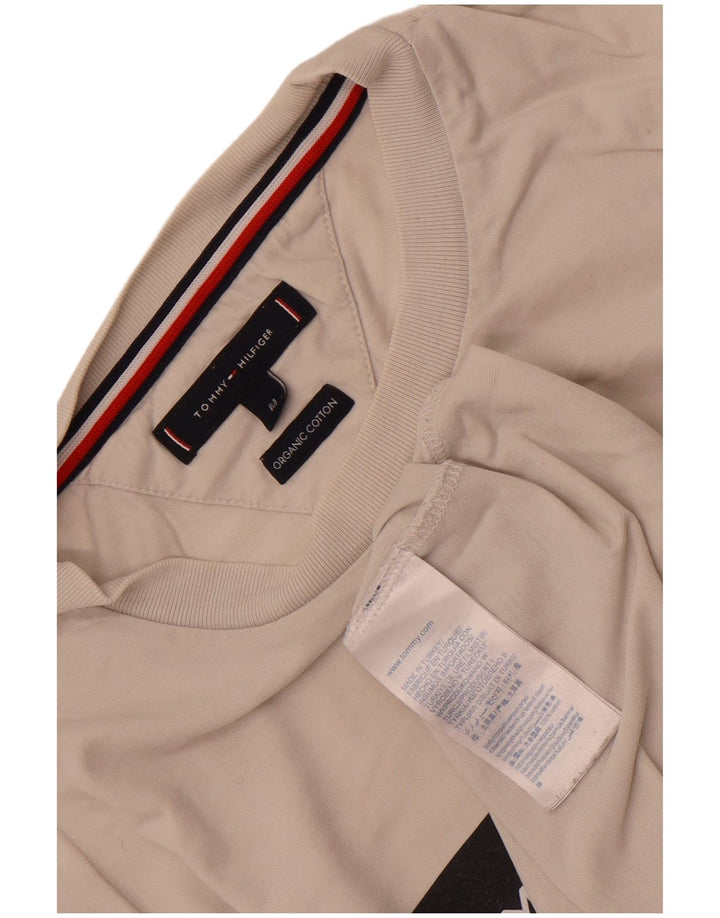 Tommy Hilfiger Muška majica kratkih rukava srednje veličine, bijeli pamuk