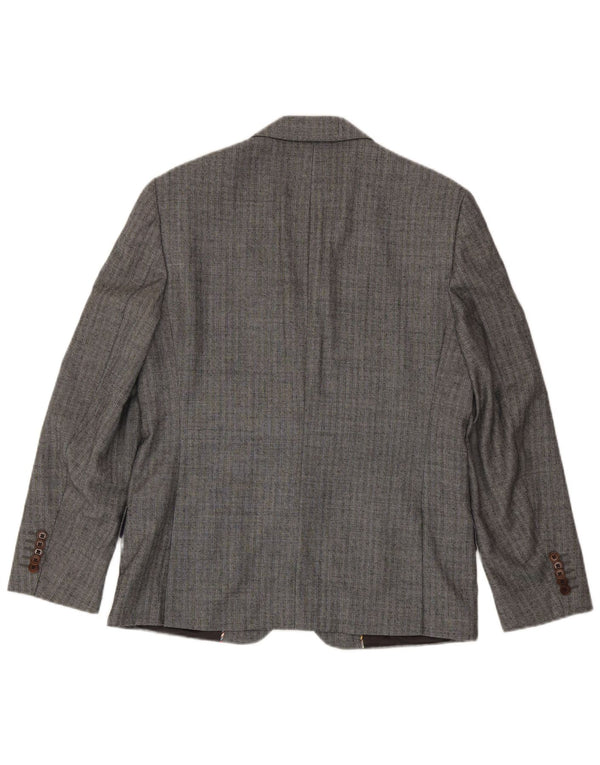 Paul Smith Muški sako sa 2 gumba UK 40 Vunene velike sive pruge