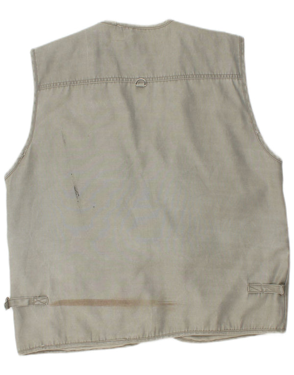 Vintage muška utility jakna UK 42 XL sivi pamuk