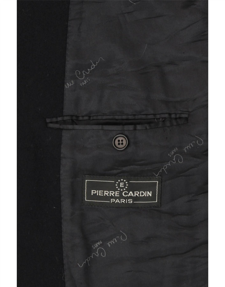 PIERRE CARDIN Mens 2 Button Blazer Jacket UK 38 Medium Navy Blue Wool Vintage Pierre Cardin and Second-Hand Pierre Cardin from Messina Hembry 
