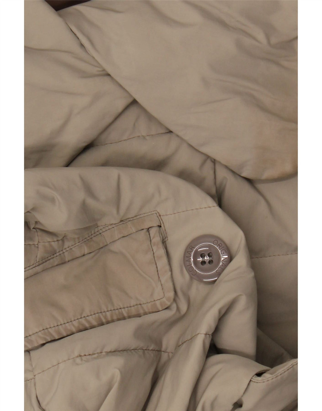 COLMAR Womens Padded Coat IT 42 Small Grey Vintage Colmar and Second-Hand Colmar from Messina Hembry 