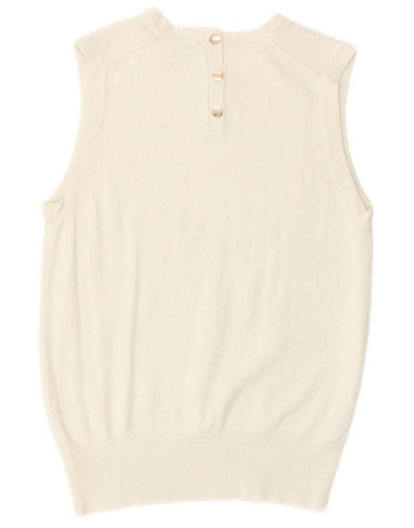 Zara ženski prsluk bez rukava UK 10 Small White