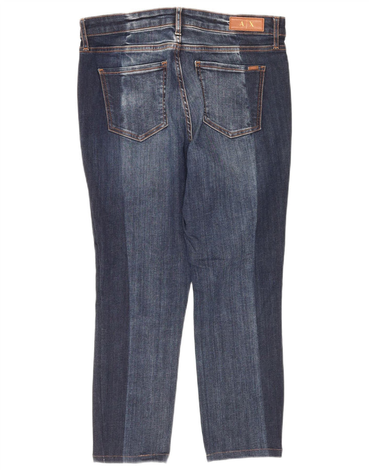 ARMANI EXCHANGE Ženske J01 kratke super uske traperice W29 L23 tamnoplave