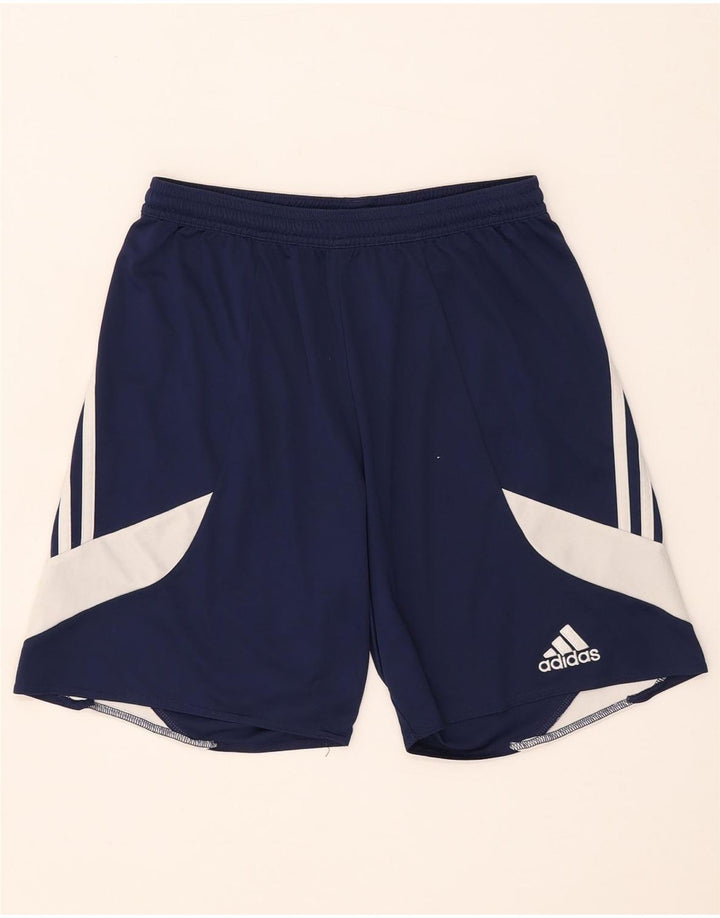 Adidas muške sportske kratke hlače Climalite Male tamnoplave poliesterske boje