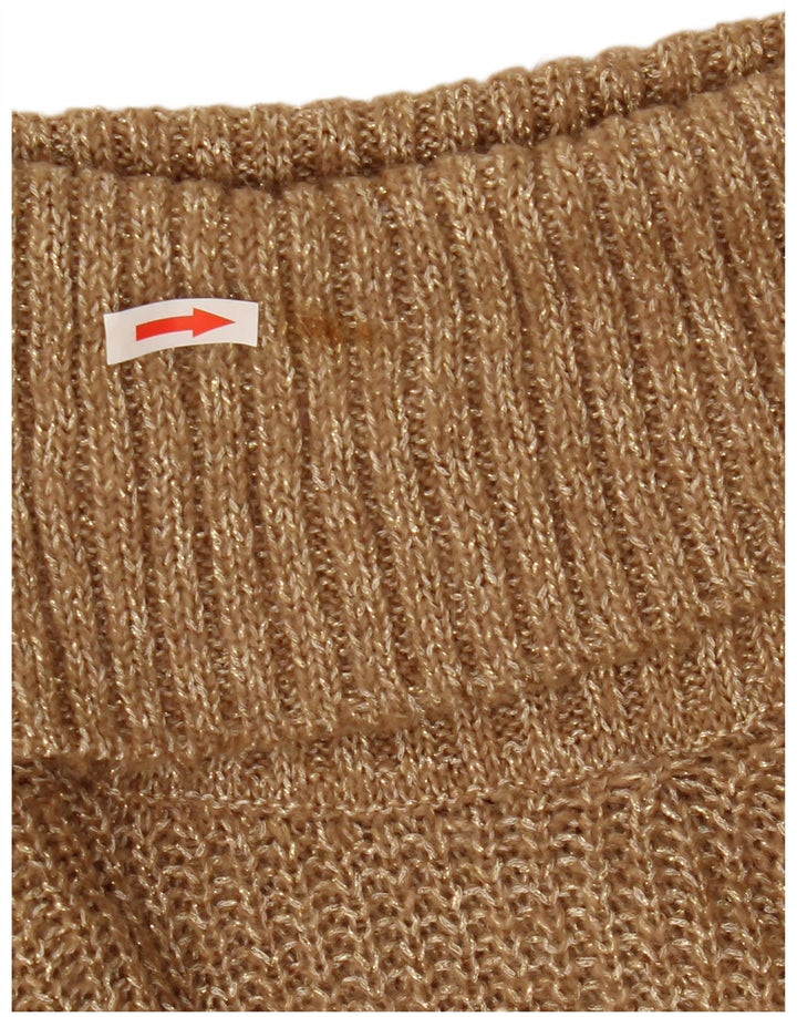 Massimo Dutti ženski pulover s rol izrezom UK 10 Small Beige Flected