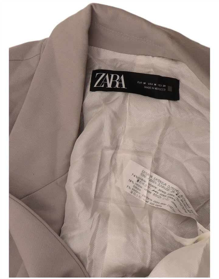 Zara ženski sako sa 1 gumbom UK 14 srednje sivi poliester