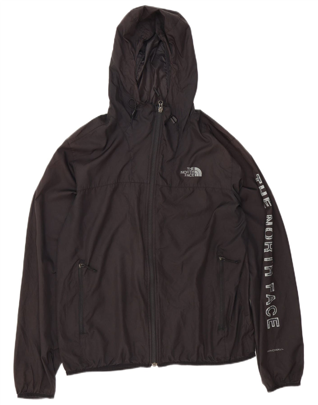 The North Face muška kišna jakna s kapuljačom UK 38 Srednje crni poliester