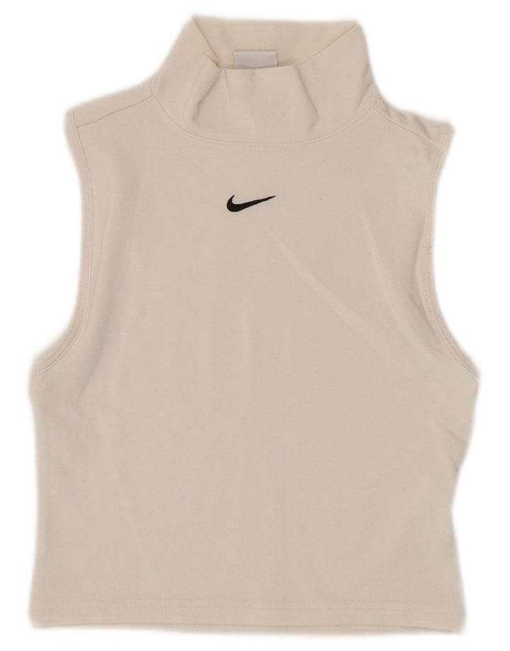 Nike ženski kratki prsluk UK 4 XS bijeli