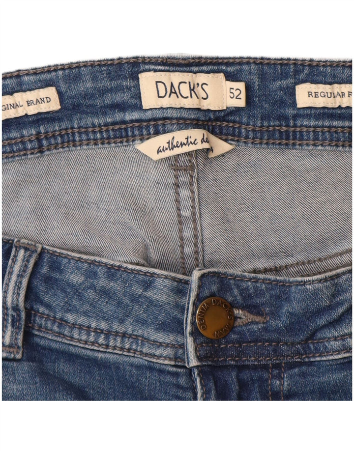 Dack's muške ravne traperice regularnog kroja IT 52 XL W36 L33 plave