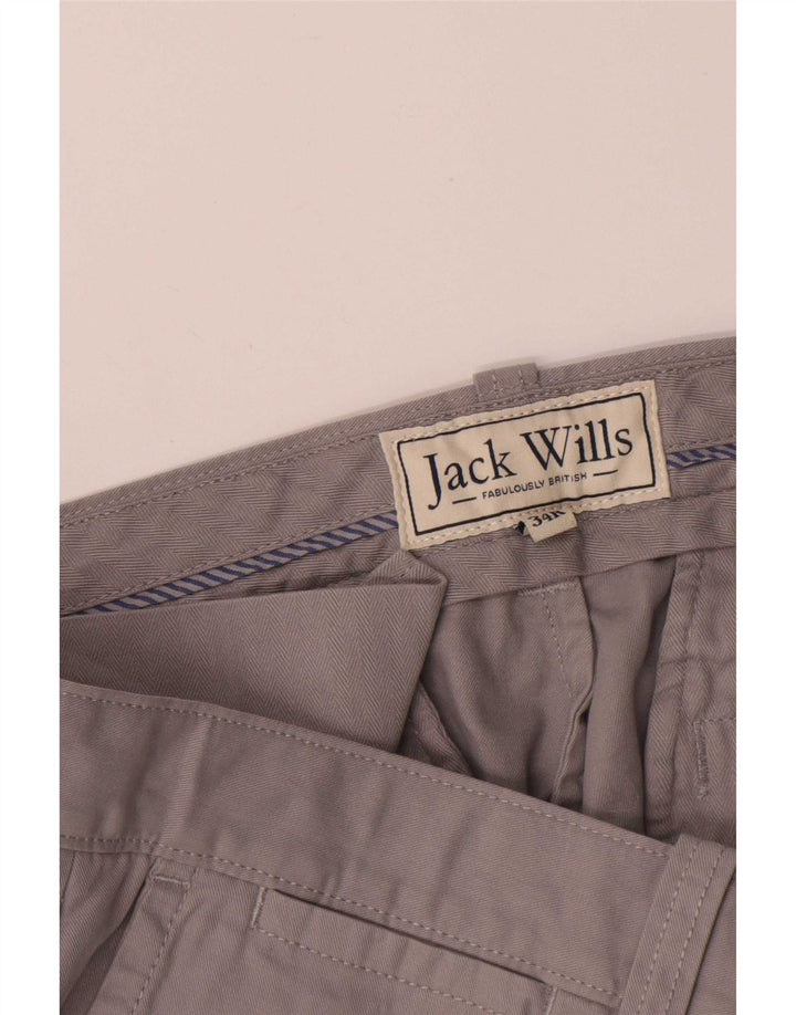 Jack Wills muške uske chino hlače W34 L32 sive