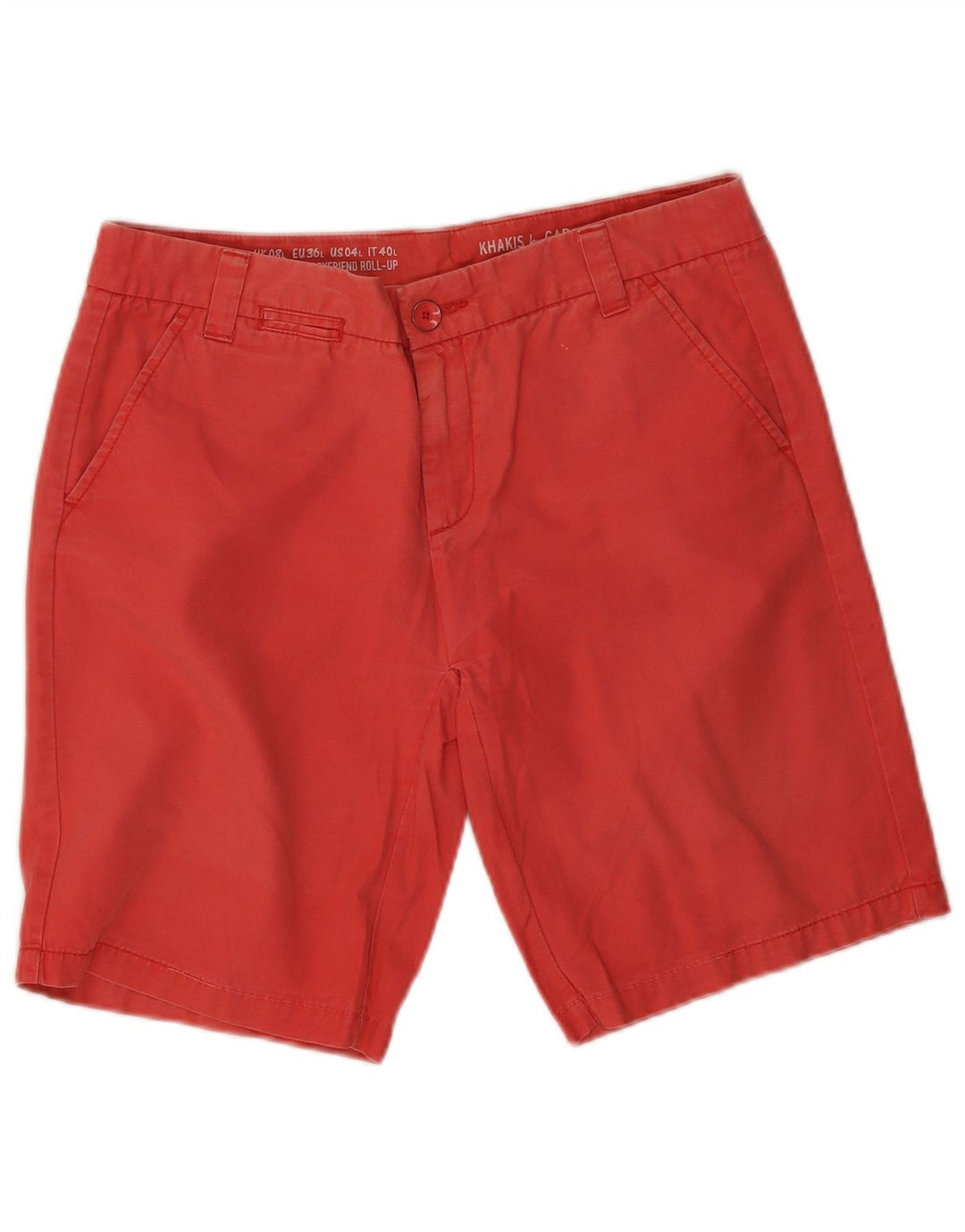 GAP Ženske kaki chino kratke hlače UK 8 male W32 crvene