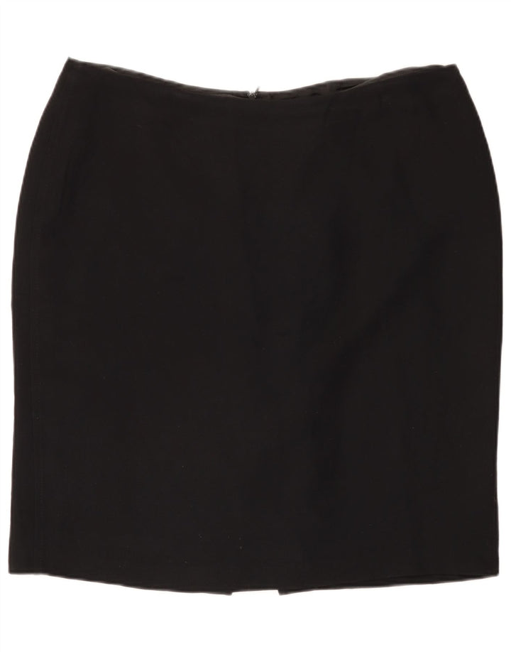 Marks & Spencer ženska mini pencil suknja UK 20 2XL W40 crni poliester