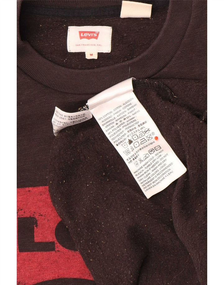Levi's muška trenirka s grafičkim motivima Srednji crni pamuk