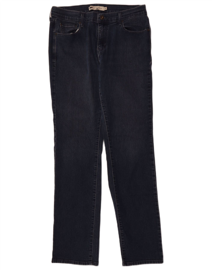 LEVI'S ženske 506 ravne traperice US 10 Large W32 L32 Plava