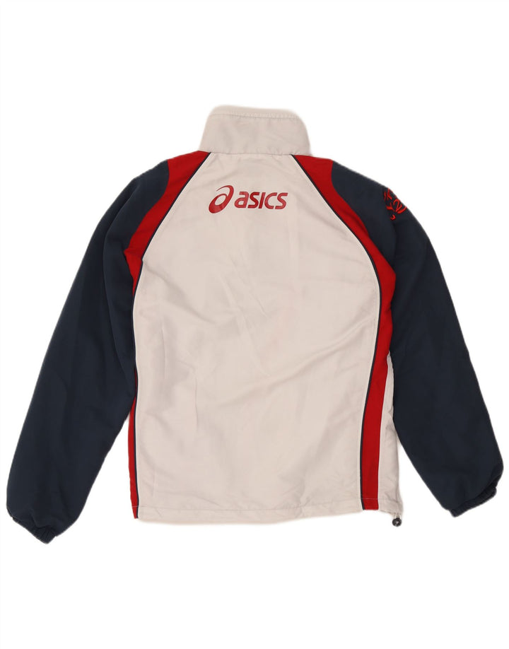 Asics muška trenirka Graphic Gornja jakna XL bijeli poliester u boji