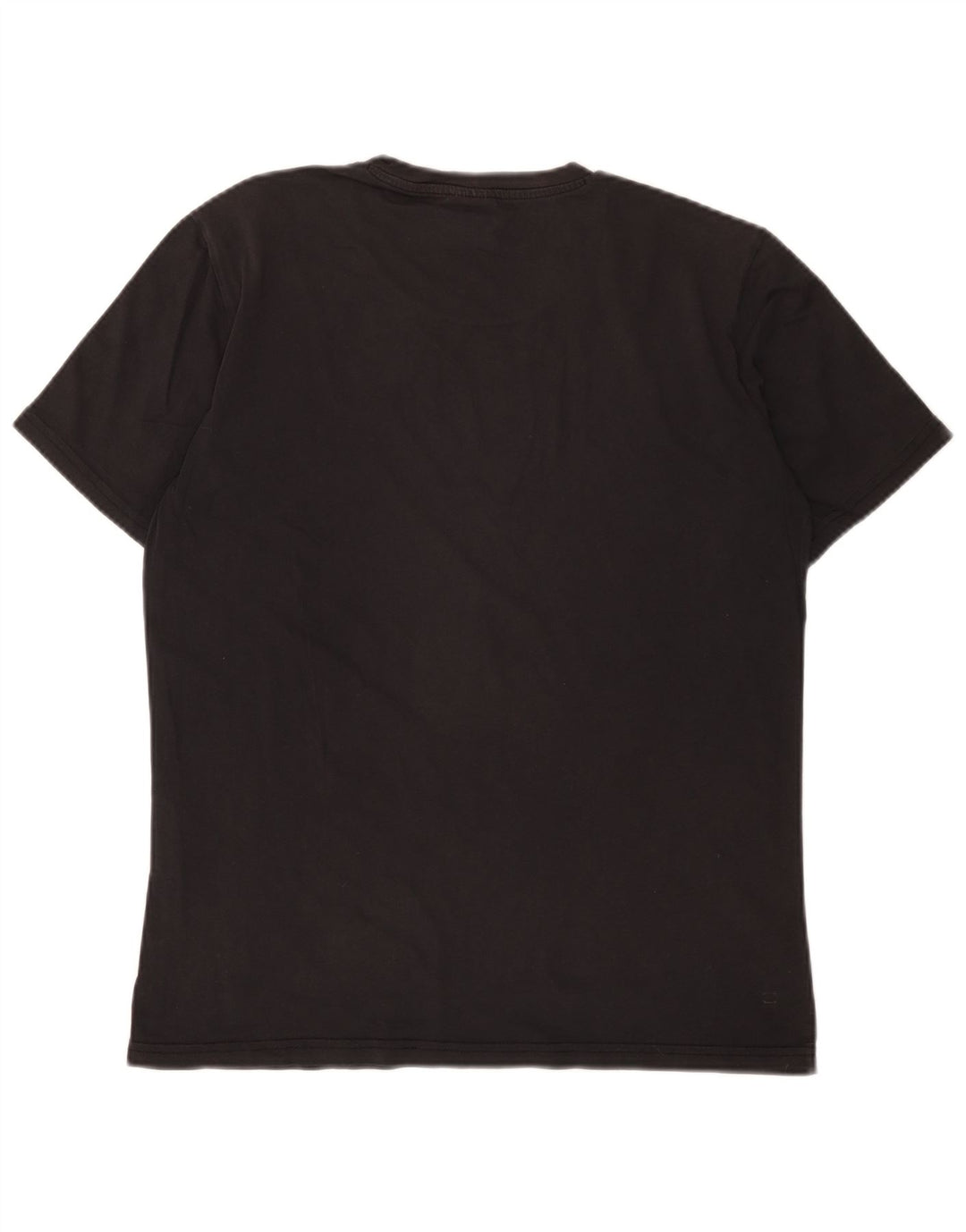 Champion Mens Graphic T-Shirt Top Small Black Cotton