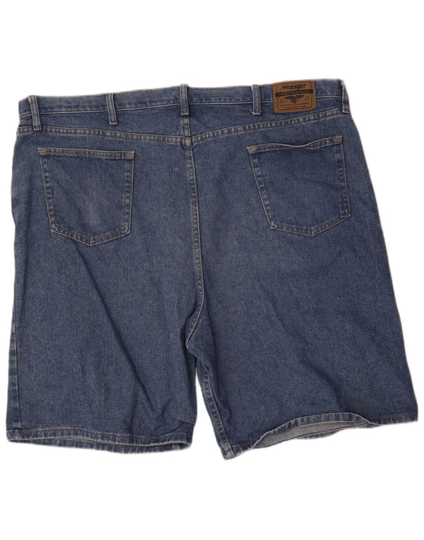 Wrangler muške traper kratke hlače opuštenog kroja W48 4XL plavi pamuk