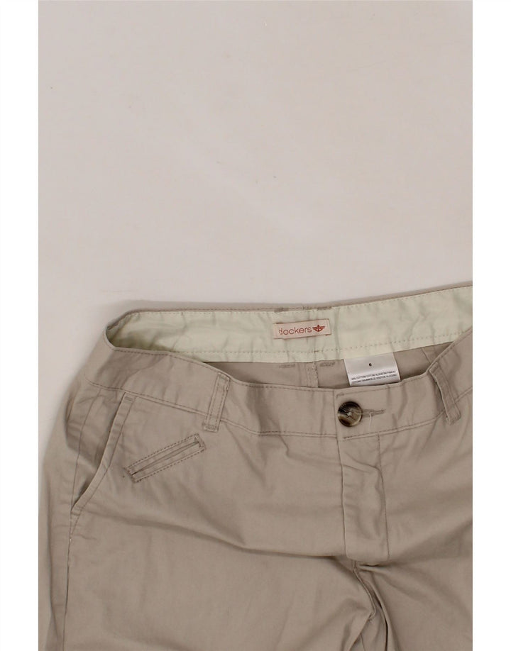 DOCKERS Womens Chino Shorts US 6 Medium W32  Grey Cotton Vintage Dockers and Second-Hand Dockers from Messina Hembry 