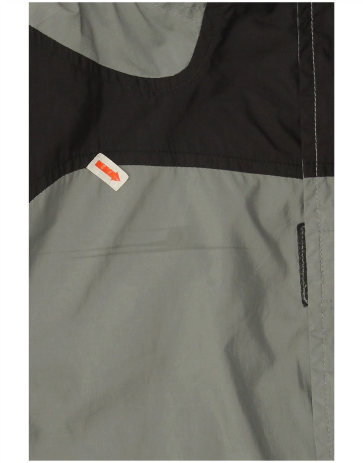 Adidas muška kišna jakna UK 40 Large Grey Colourblock poliester