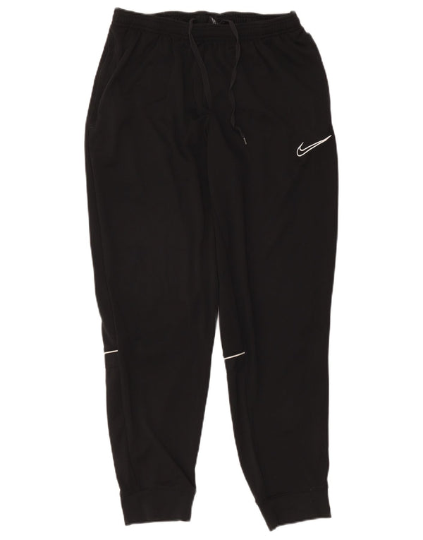Nike Ženske Dri Fit Trenirke Hlače Joggers UK 14 Veliki crni poliester