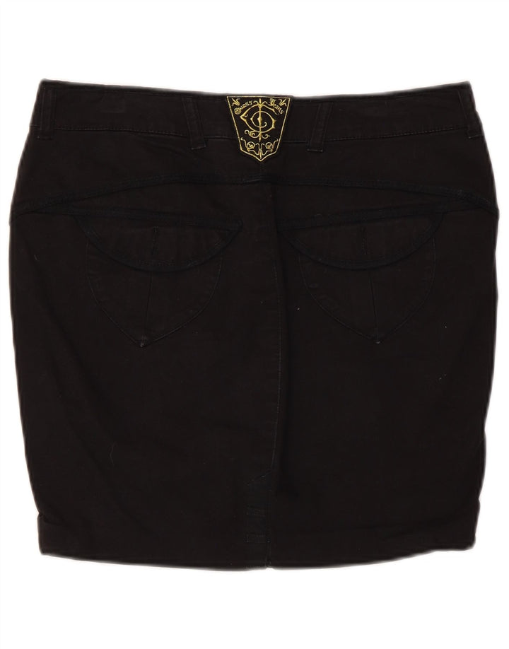 Guess ženska mini suknja W28 Srednje crni pamuk