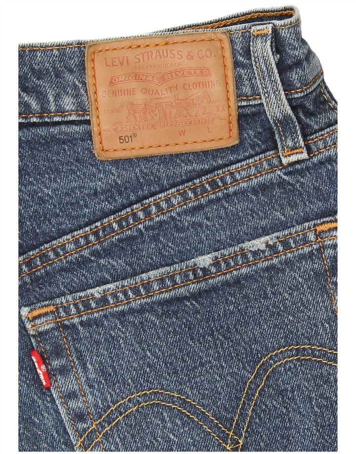 Levi's ženske 501 traper vruće hlačice W26 male plave