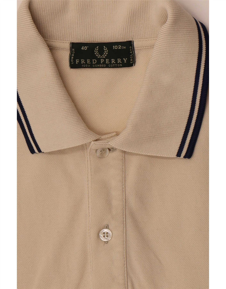 Fred Perry muška polo majica Srednje bež pamuk