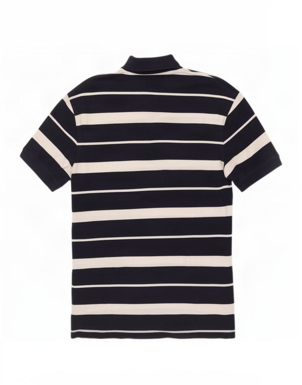 Tommy Hilfiger Mens Polo Shirt Large Navy Blue Striped